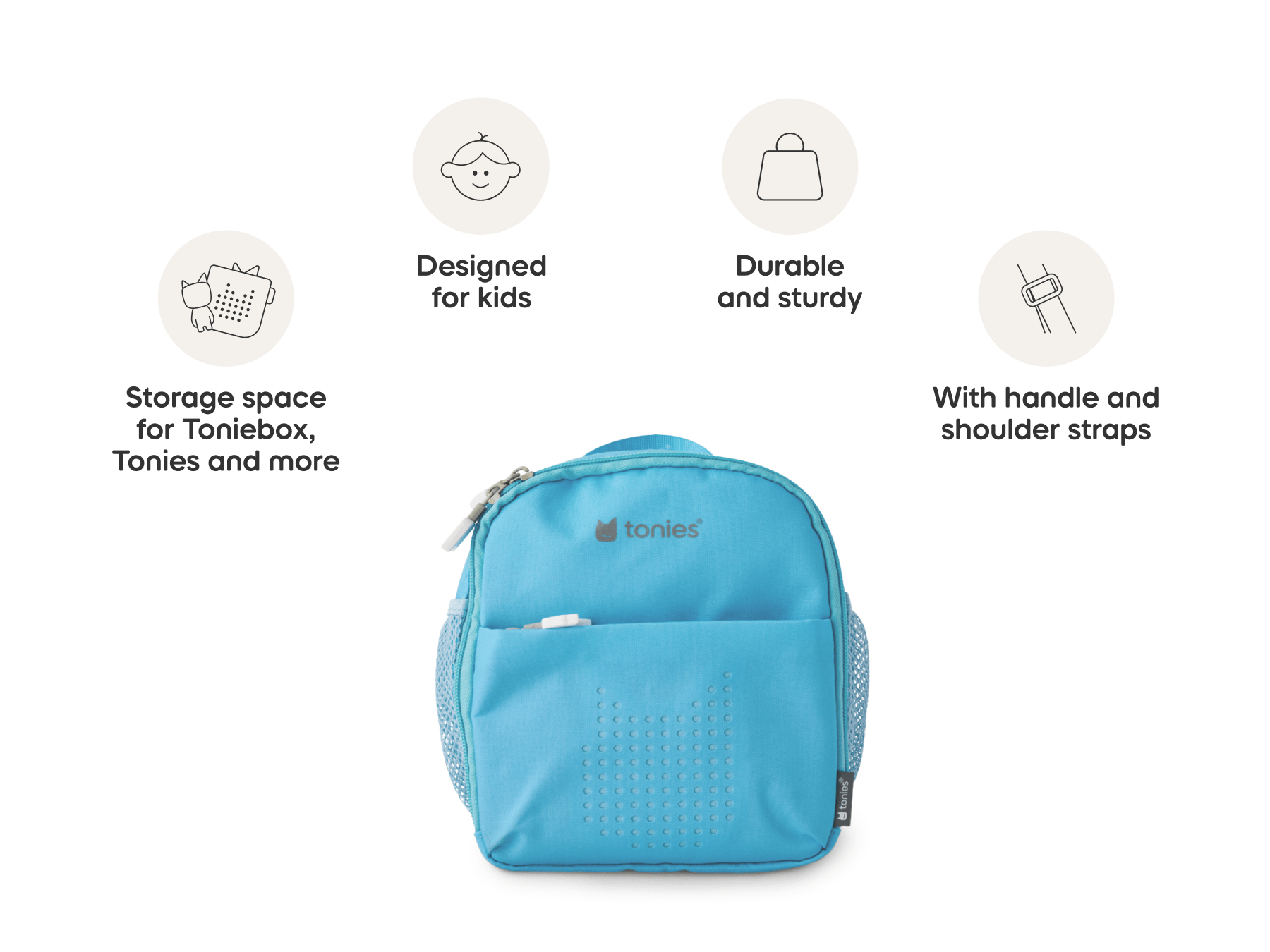 tonies? Classic Backpack - Sky Blue - Image 4