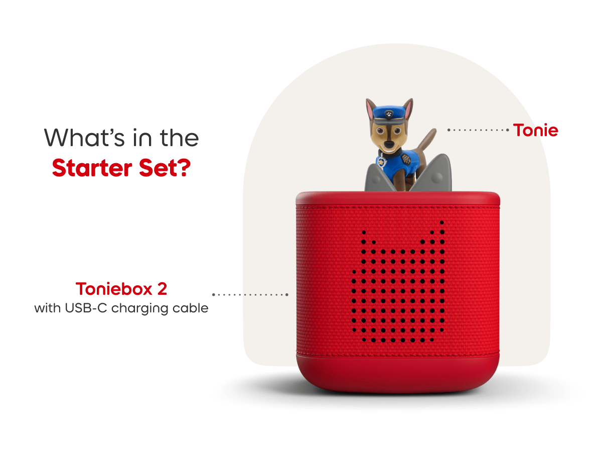 PAW Patrol: Chase Toniebox 2 Starter Set- Sunset Red - Image 6