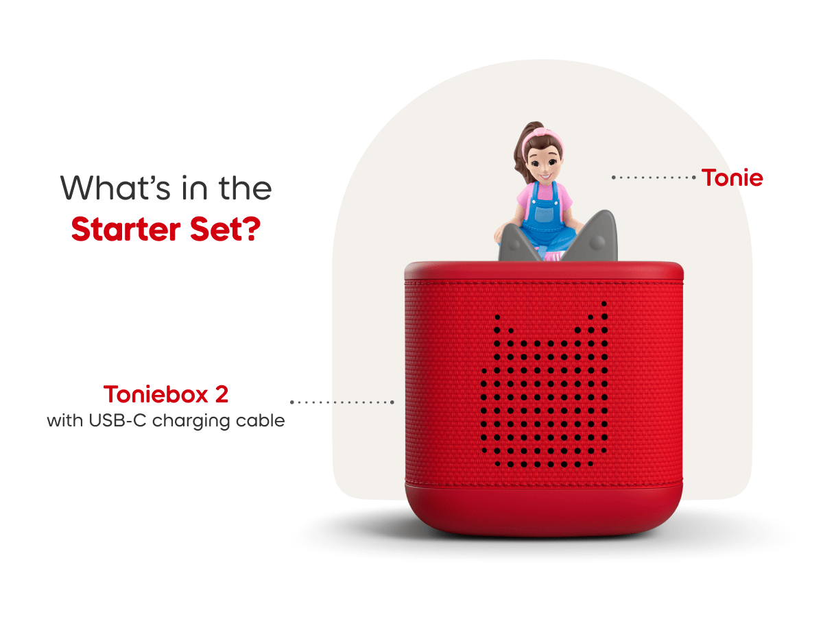 Ms. Rachel Toniebox 2 Starter Set - Sunset Red - Image 6